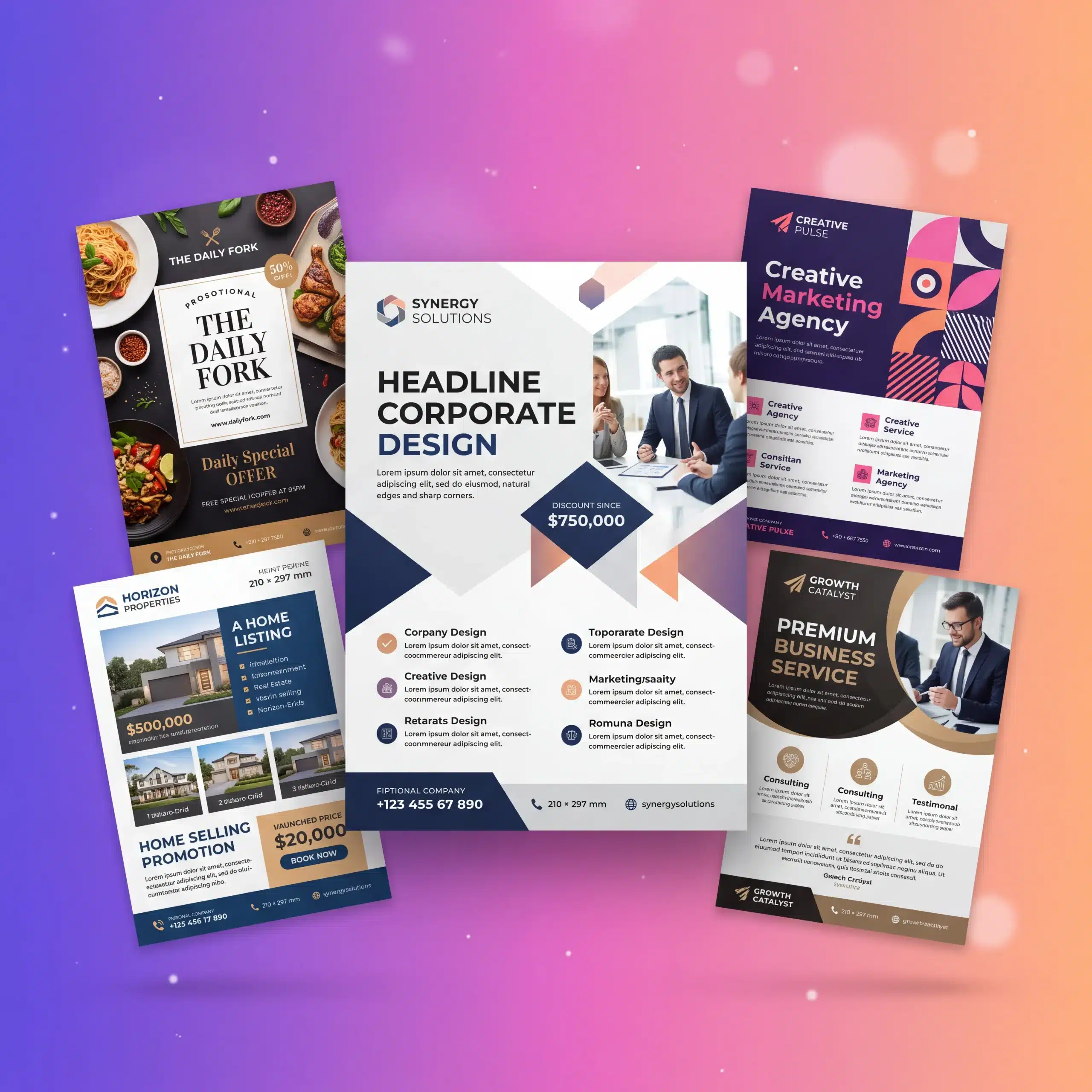 A4 flyers Doha