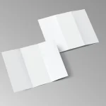 tri fold brochures folding sample