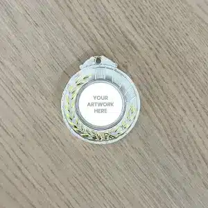 custom silver medal from prismat