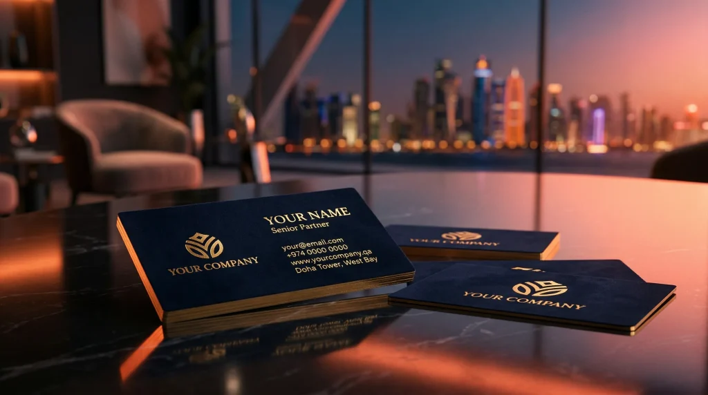 premium business card printing in qatar