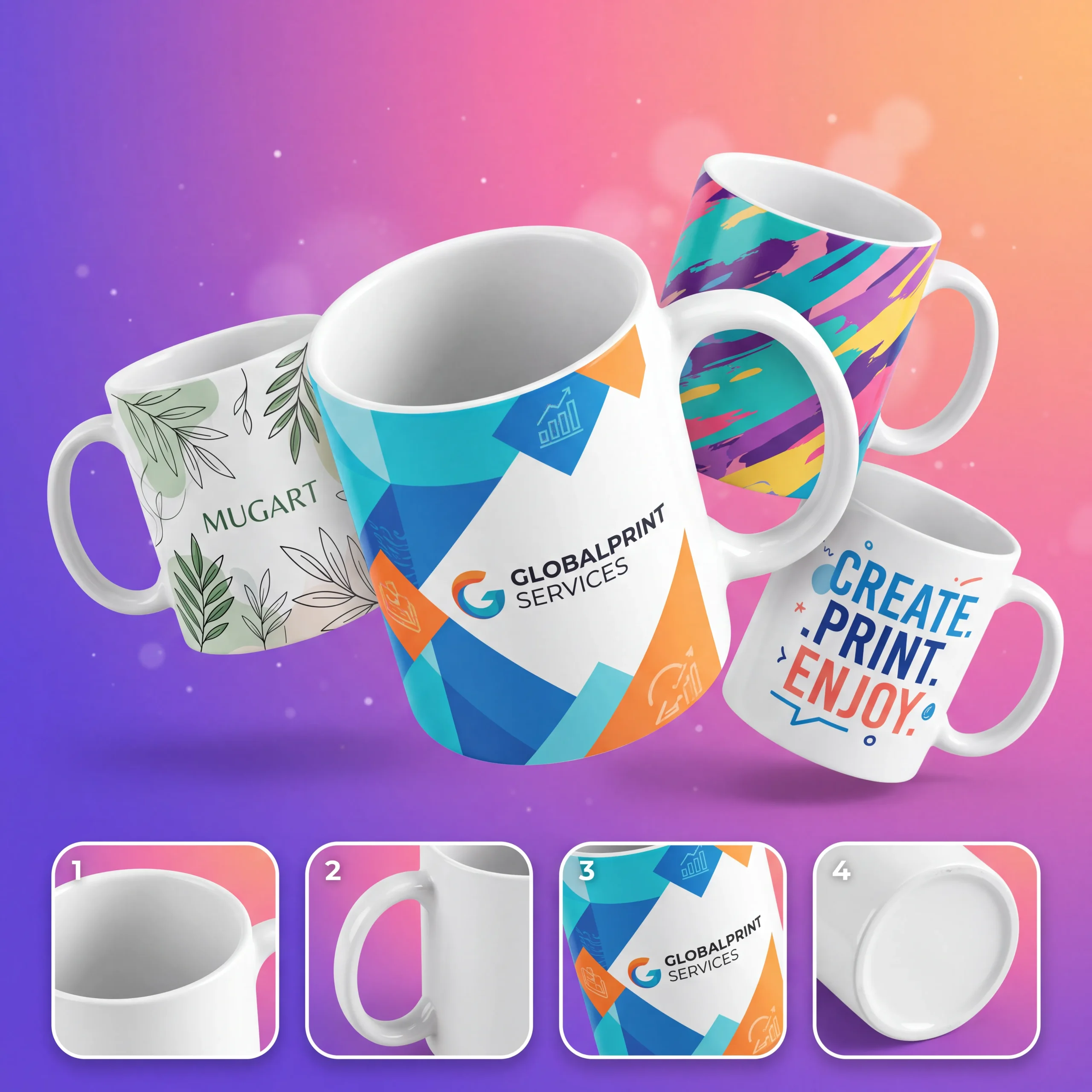 custom white mugs in qatar